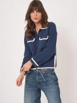 Repeat Vest 401045 Blauw New