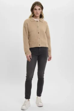 Rino & Pelle Rino&Pelle Vest Bubbly.5002521 Beige