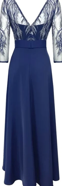 Sonia Pena Midi Jurk Donkerblauw New