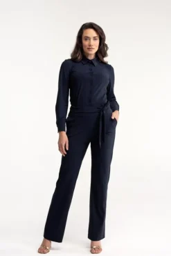Studio Anneloes Angel LS jumpsuit Zwart Clearance