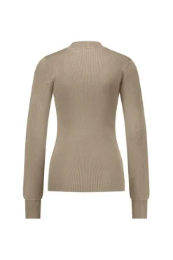 Studio Anneloes Brady shiny pullover Bruin Sale