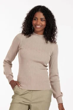 Studio Anneloes Brady shiny pullover Bruin Sale