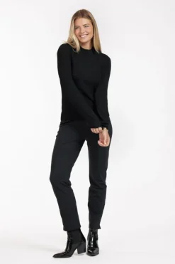 Studio Anneloes Brady shiny pullover Zwart Best
