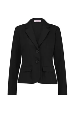 Studio Anneloes Bright bonded blazer Zwart Clearance