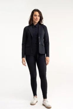 Studio Anneloes Bright bonded blazer Zwart Clearance
