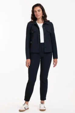Studio Anneloes Claire bonded jacket Blauw Sale