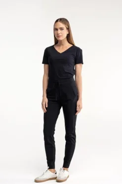 Studio Anneloes Downstairs bonded trousers Zwart Best