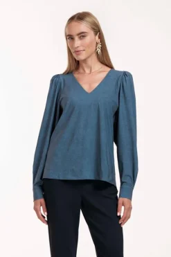 Studio Anneloes Les denim top Clearance