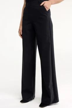 Studio Anneloes Lexie LONG bonded trousers Zwart Sale
