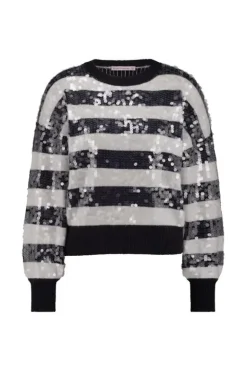Studio Anneloes Lilly sequins pullover Blauw Hot