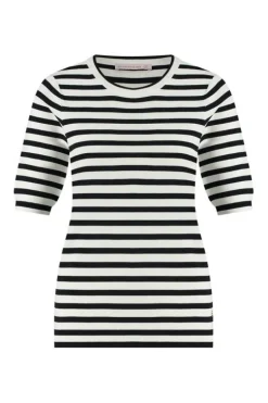 Studio Anneloes Luna stripe ssl pullover Wit Hot