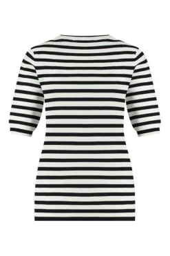 Studio Anneloes Luna stripe ssl pullover Wit Hot