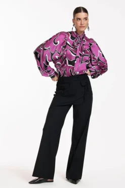 Studio Anneloes Paulette crinkle blouse Best