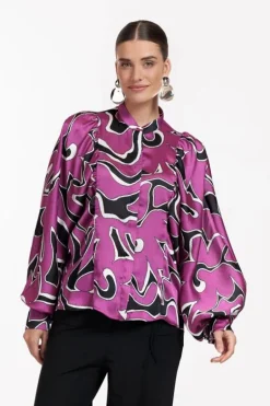 Studio Anneloes Paulette crinkle blouse Best