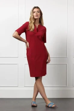 Studio Anneloes Simplicity ssl dress Rood Clearance
