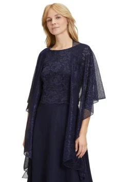 Vera Mont Sjaal 241-49454208 Blauw Outlet