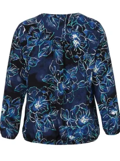 Via Appia Blouse Blauw Dessin 2411907 Sale
