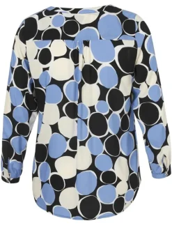 Via Appia DUE Blouse 2521970 Zwart Discount
