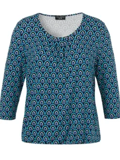 Via Appia Shirt Blauw Dessin 2421720 New