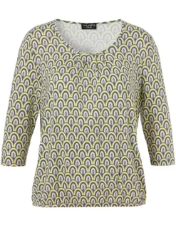 Via Appia Shirt Geel Dessin 2421720 Hot