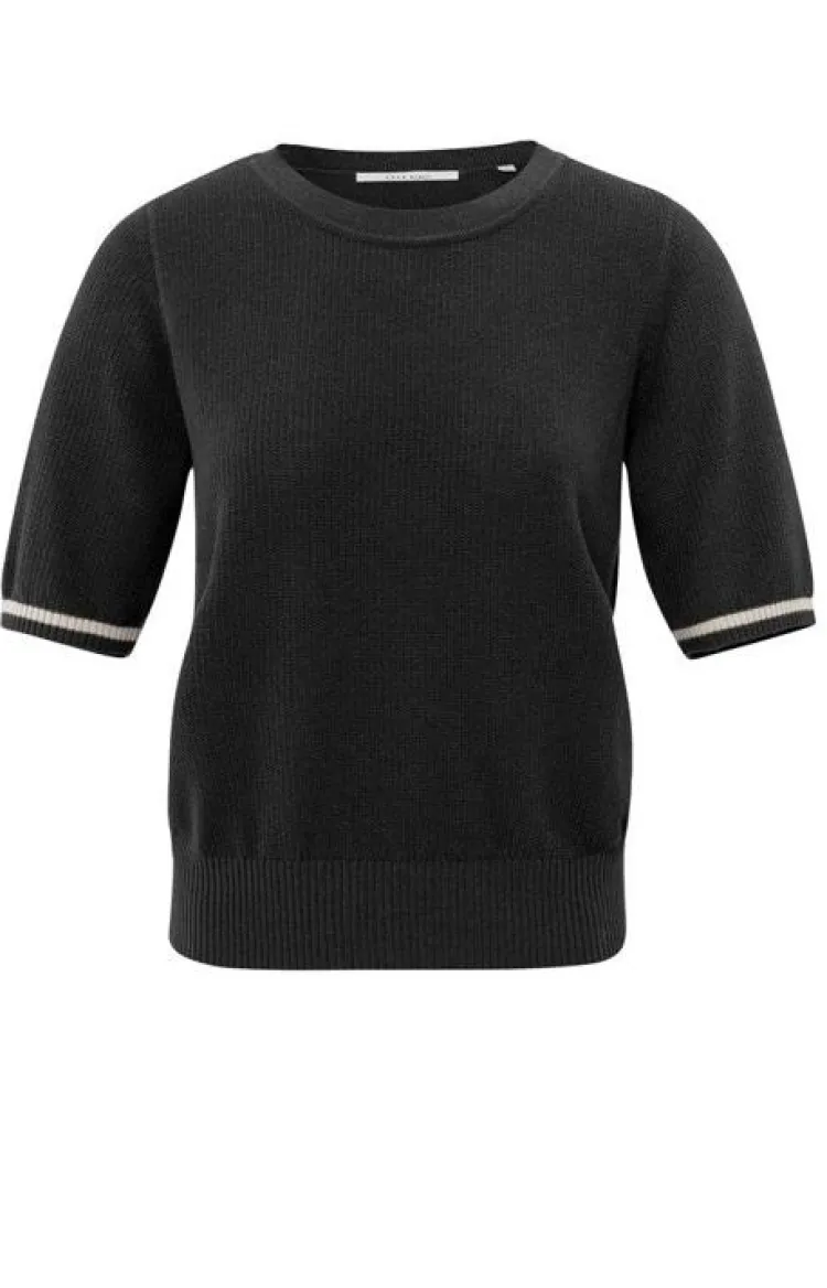 Yaya Sweater 01-000450-503 Zwart Hot