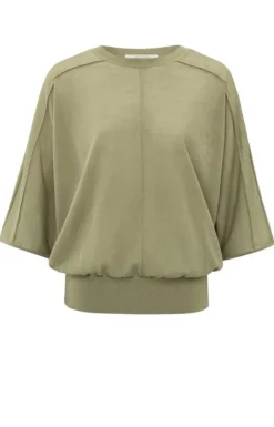 Yaya Sweater 01-000469-504 Groen Discount