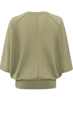 Yaya Sweater 01-000469-504 Groen Discount