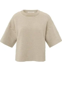 Yaya Sweater 01-000446-502 Beige New